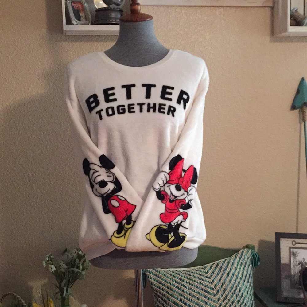 Mickey & Minnie Mouse Better Together Sweatshirt